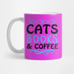 potter cats book and coffee or tea Mug